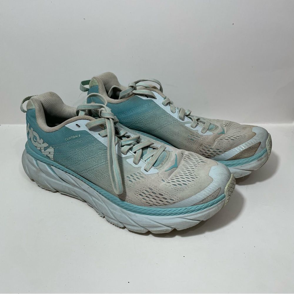 Hoka Baby Blue Athletic Training Shoes - Picture 3 of 8